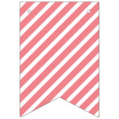 カスタムメッセージパステルレインボーIt's A Girl Banner バンティングフラッグ (第2の旗)