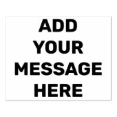 カスタムメッセージパーソナライズされたスモールビジネスセル ラバースタンプ (インプリント)