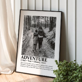 カスタムメッセージフォトファパーソナライズされたミリポートレート ポスター