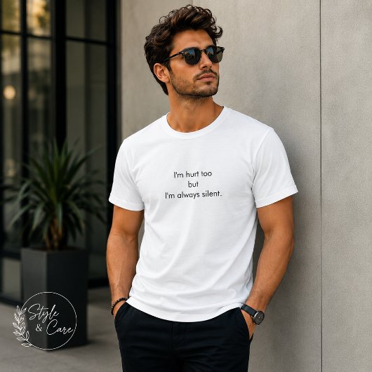 カスタムメッセージ入りおしゃれTシャツ Tシャツ