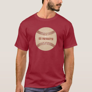 カスタムメッセージ入りダストレス加工ベースボールグラフィック Tシャツ