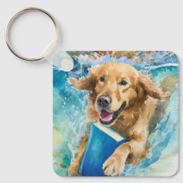 カスタムメッセージ入りSober Dog ビッグブックAA祈り キーホルダー