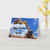 カスタムメッセージ掘進機 カード (黄色い花)