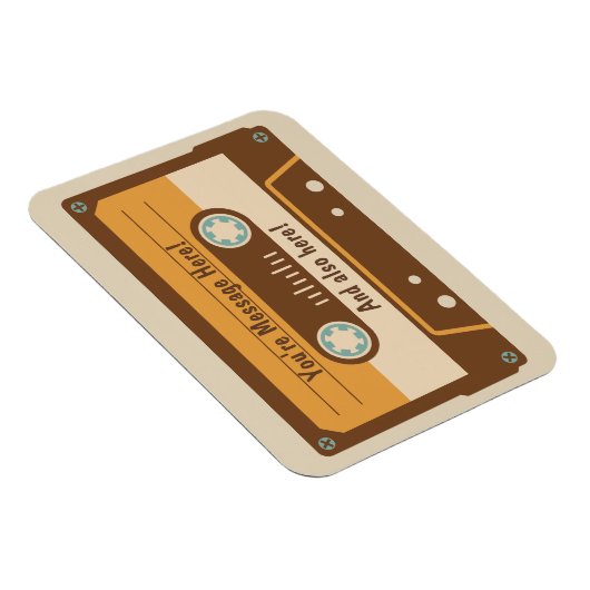 カスタムメッセージ用カセットテープ冷凍機磁石 マグネット (右側)