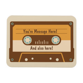 カスタムメッセージ用カセットテープ冷凍機磁石 マグネット