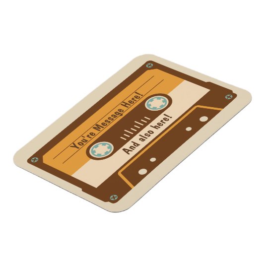 カスタムメッセージ用カセットテープ冷凍機磁石 マグネット (左側)