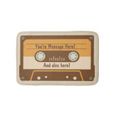 カスタムメッセージ用カセットテープ風呂敷 バスマット (正面)