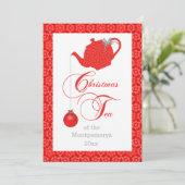 カスタムメニュー赤レースクリスマスティーパーティー メニュー (スタンド正面)