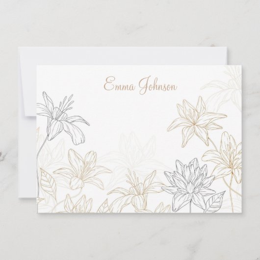 カスタムメモカード ノートカード (正面)