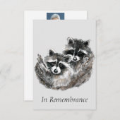 カスタムメモリアルサービスかわいい子どもたち 招待状 (正面/裏面)