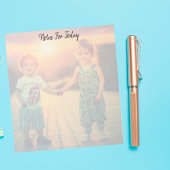 カスタムメモFull Family Photo Notepad ノートパッド