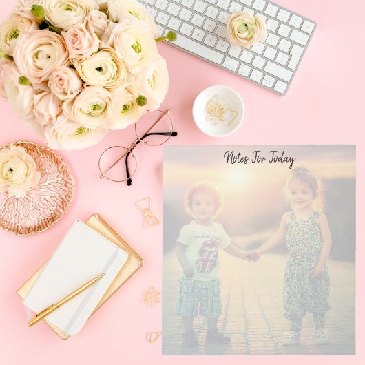 カスタムメモFull Family Photo Notepad ノートパッド