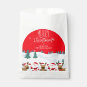 カスタムメリークリスマスのお気に入りバッグ名付き フェイバーバッグ (正面)