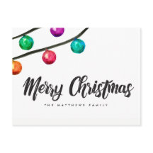 カスタムメリークリスマスウォーターオーナメント