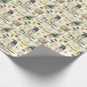 カスタムメリークリスマスウォーター格言 ラッピングペーパー (角)