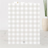 カスタムメリークリスマスウォーター色格言プレイド カード (裏面)