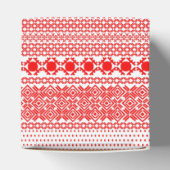 カスタムメリークリスマスシーズンのグリーティングのお願い フェイバーボックス (上部)