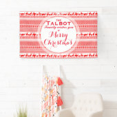 カスタムメリークリスマスシーズンのグリーティングバナー 横断幕 (インサイチュ)