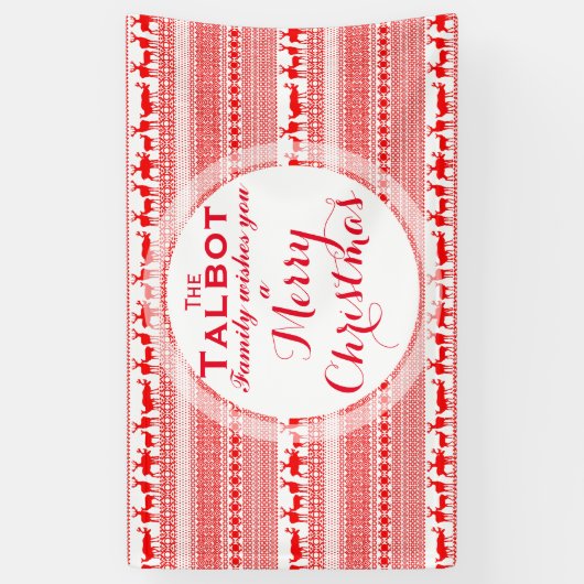 カスタムメリークリスマスシーズンのグリーティングバナー 横断幕 (縦)