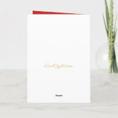 カスタムメリークリスマスハッピーニューイヤーホリデーカード シーズンカード (裏面)