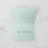 カスタムメリークリスマスハミングバード シーズンカード (内部)