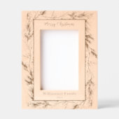 カスタムメリークリスマス冬季植物学 レーザー彫刻フレーム (正面)