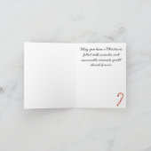 カスタムメリークリスマス魔法スイーツハウス シーズンカード (内部)