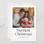 カスタムメリー家族クリスマスホリデーカード シーズンカード (正面)