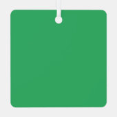 カスタムメリーPhoto名とBright縁ど Red Pet Photo Name メタルオーナメント (裏面)