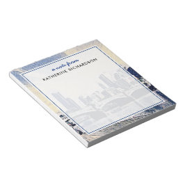 カスタムメルボルンオーストラリアウォーターカラーアート ノートパッド