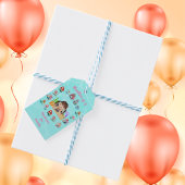 カスタムメルメイズテーマガール誕生日サンキューユー ギフトタグ