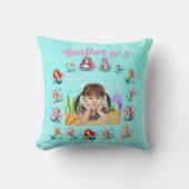 カスタムメルメイズ装飾用クッション誕生日デコール クッション (正面)