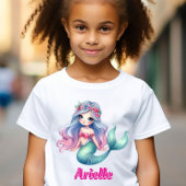 カスタムメルメイドピンク名 Tシャツ