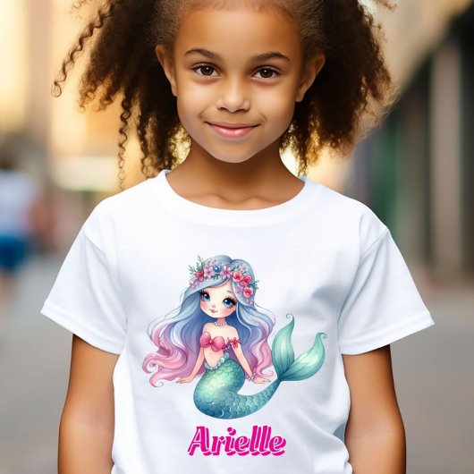 カスタムメルメイドピンク名 Tシャツ