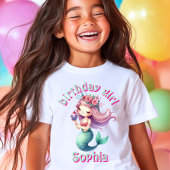 カスタムメルメイド誕生日の名前 Tシャツ