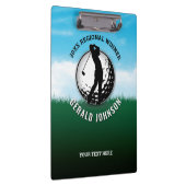 カスタムメンゴエレガントルフモノグラムデザイン クリップボード (右)