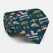 カスタムメンズタイ、どこでも私たちはサービスに行く ネクタイ (ロール)