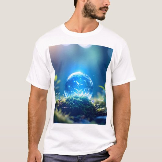 カスタムメンズベーシックTシャツ Tシャツ (正面)