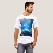 カスタムメンズベーシックTシャツ Tシャツ (正面フル)
