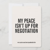 カスタムメンタルヘルス引用文カード自己ギフト気に シーズンカード (正面)