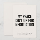 カスタムメンタルヘルス引用文カード自己ギフト気に シーズンカード (正面/裏面)