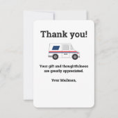 カスタムメールキャリア サンキューカード (正面)