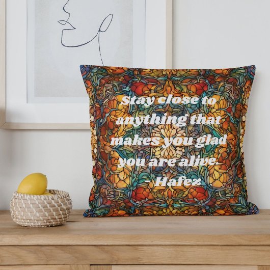 カスタムモザイク模様ノウルーツペルシャ新年の贈り物 クッション