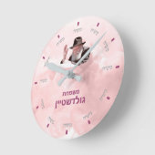 カスタムモシャック時計 – 2 ラウンド壁時計 (傾斜)