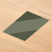 カスタムモスグリーンアクリル招待状 アクリル招待状 (レイダウン)