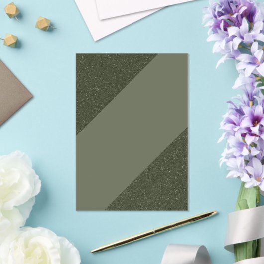 カスタムモスグリーンアクリル招待状 アクリル招待状 (インサイチュ (ウェディング))