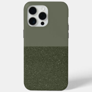 カスタムモスグリーンスプリットiPhoneケース iPhone 15 Pro Maxケース