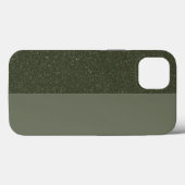 カスタムモスグリーンスプリットiPhone 13ケース Case-Mate iPhoneケース (裏面 (横))