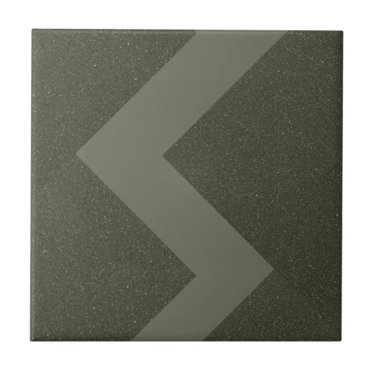 カスタムモスグリーンセラミックタイル タイル (正面)