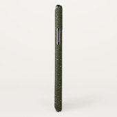 カスタムモスグリーンノイズiPhone Xケース Case-Mate iPhoneケース (裏面/右)